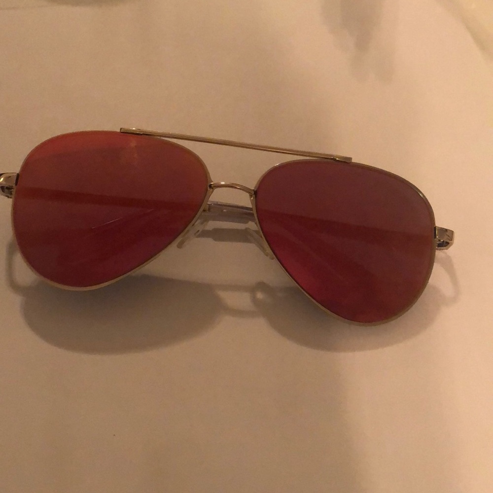 Large aviator shaped glasses